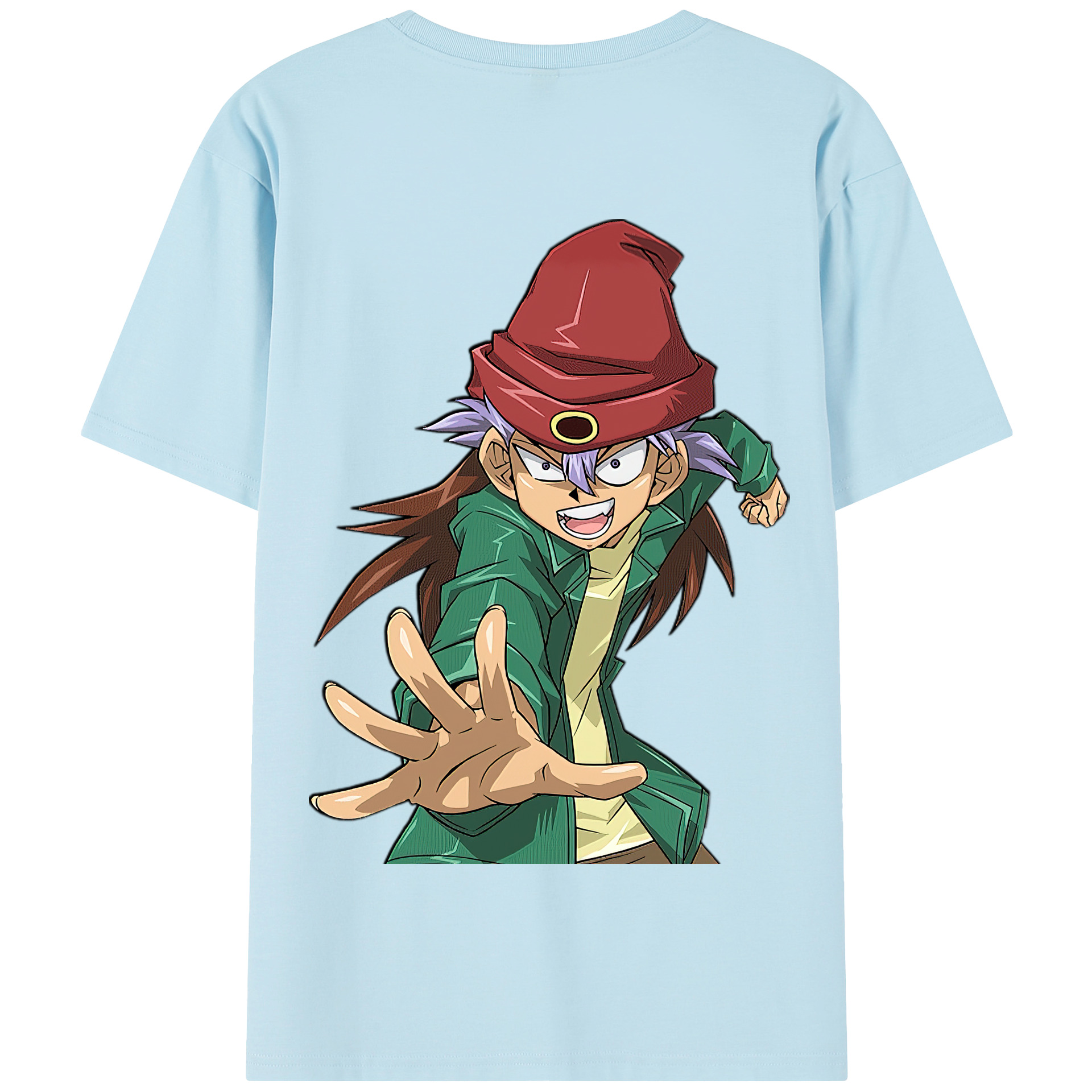 （画像用） 遊☆戯☆王 Yu-Gi-Oh! 綿100％半袖Tシャツ（背面プリント）